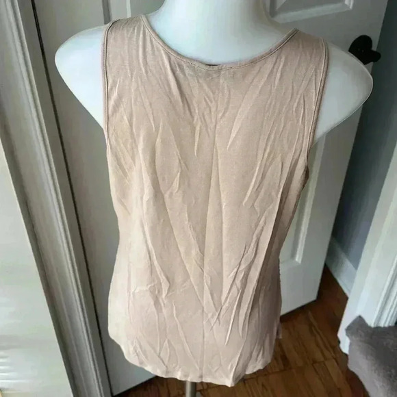 Size S cream sequin leopard tank from The Limited - Picture 3 of 4